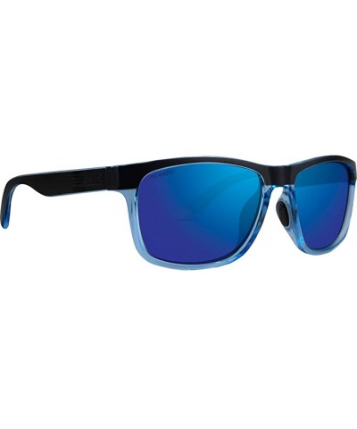Sport Delta 2.0 Sport Fashion Motorcycle Riding Sunglasses Blue Crystal with Blue Mirror Polarized Lens - CY18M7S9E6S $50.44