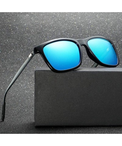 Oversized Womens Polarized Sunglasses Teardrop Men's Sunglasses Classic Design UV Cut Cross & Glasses Case Glasses - Green - ...