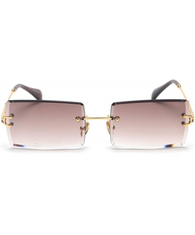 Oversized Sunglasses Square Sun Glasses For Women 2019 Summer Style Female Uv400 - As Show in Photo - CC18W0EY2W8 $35.60