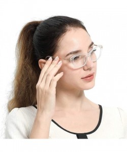 Cat Eye Womens Quality Fashion Alloy Arms Cateye Customized Reading Glasses - Transparent - CJ12MI6G3N3 $13.82
