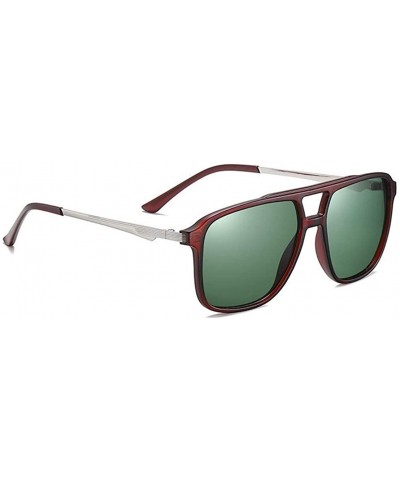 Square Square Polarized Sunglasses for Men Driving UV400 - C4g15 - C8199HUXCQQ $15.36