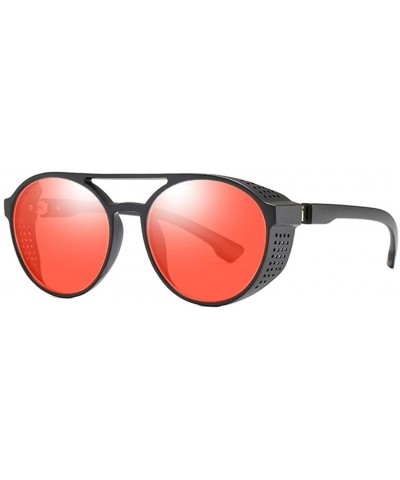 Wrap Street Stylish Vintage Aviator Shade Sunglasses Glasses For Unisex Adults - Red - CT196OMMTUZ $7.39