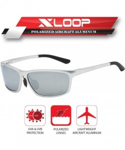 Sport Polarized Aircraft Al-Mg Driving Sport Fishing Sunglasses For Women Men - Nickle Silver - Polarized Ice Tech - CM18HWQA...
