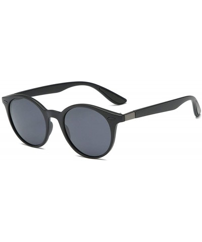 Oversized Outdoor Polarized Men Sunglasses Luxury Round Rivet Women Sun Glasses Mens Driving Sunglass Womens - Black Red - CZ...