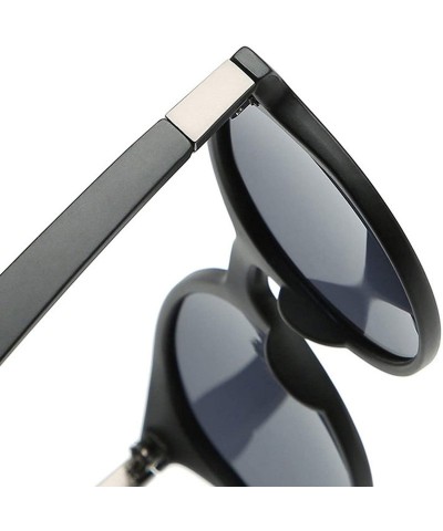 Oversized Outdoor Polarized Men Sunglasses Luxury Round Rivet Women Sun Glasses Mens Driving Sunglass Womens - Black Red - CZ...