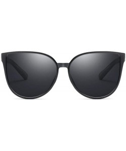 Aviator Sexy Cat Eye Sunglasses Women Luxury Brand Fashion Retro Sun Glasses Purple - Blue - C318Y4T64GY $9.10