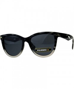 Butterfly Polarized Lens Sunglasses Womens Classic Butterfly Frame UV 400 - Black Grey - CU18E7I79N7 $14.96