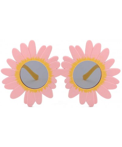 Round Sunglasses Protection Glasses Children - Pink - CE18SZT2OXK $11.56