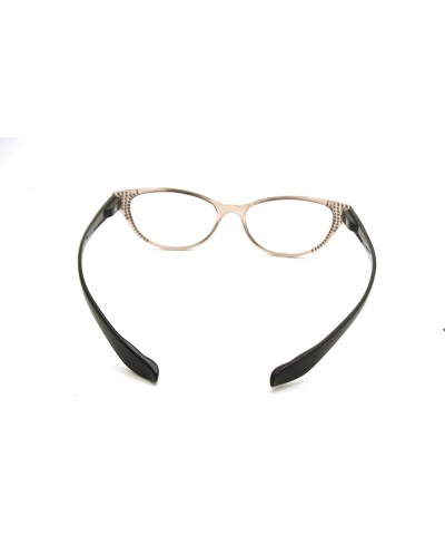 Sport Lightweight Plastic Hanging Reading Glasses Free Pouch SPRING HINGE - Crystal Smoke - CV17YITWRW6 $17.94