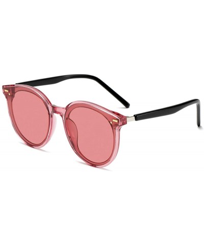 Square Fashion Trendy Polarized Lens Vintage Nylon Frame Drving Hiking Sunglasses For Men Women CHQJ019 Red - C518YEXC695 $37.62