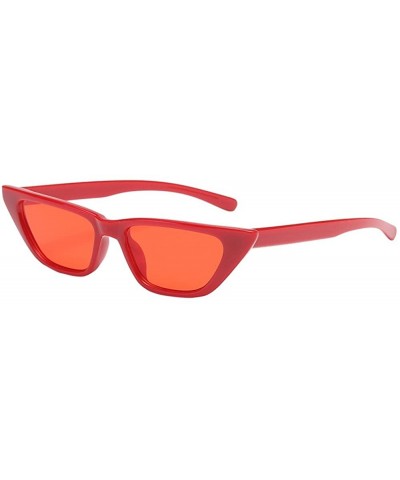 Rimless Women Man Fashion Vintage Sunglasses-Cat Eye Eyewear Retro Unisex - F - CF18OAEK3RR $7.63