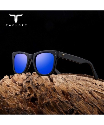 Rectangular Acetate Sunglasses polarized women black sunglasses wayfarer classic UV Protection durable mens sunglasses 2020 -...