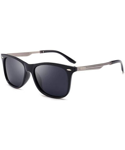 Oversized Vintage Retro Sunglasses Men Polarized Square 2019 Er Sun Glasses UV400 Driving Mirror Goggle - C1 - CI199C7YG6N $3...