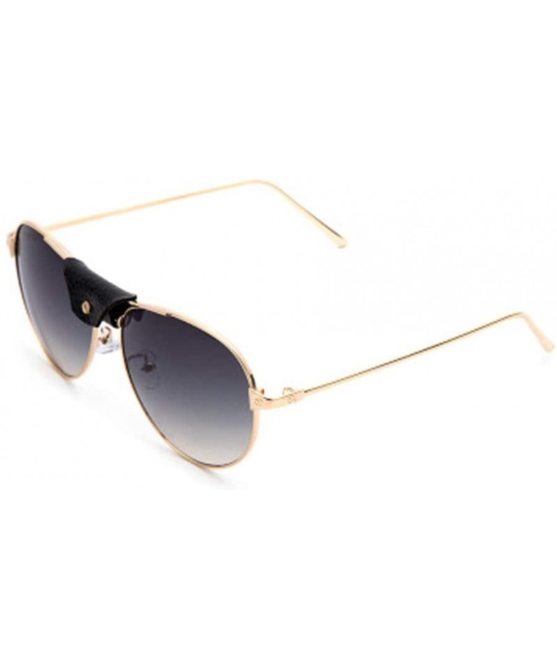 Sport Metal Frame Sunglasses Sunglasses Fashion Frog Mirror - 1 - CZ1900GZOAC $59.84