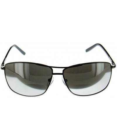 Aviator Arroyo Men's Aviator Bifocal Reader Sunglasses (Gunmetal +3.00) - Gunmetal - CB18ERUA50A $20.28