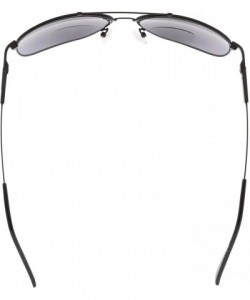 Wayfarer Memory Bifocal Sunglasses Flexible SUNSHINE READERS For Men And Women - Black-grey-lens - C518N9QWMXE $11.49