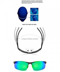 Sport Mens Sunglasses Polarized Sport UV Protection Ultralight Al Mg Sunglasses for Men Fishing Driving Golf - CL18WNE87A3 $1...