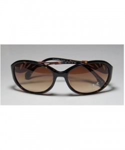 Sport 7000k Womens/Ladies Designer Full-rim Gradient Lenses Sunglasses/Eyewear - Tortoise / Orange - CE11ZRG7I31 $17.41