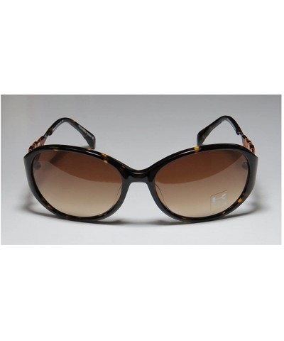 Sport 7000k Womens/Ladies Designer Full-rim Gradient Lenses Sunglasses/Eyewear - Tortoise / Orange - CE11ZRG7I31 $17.41