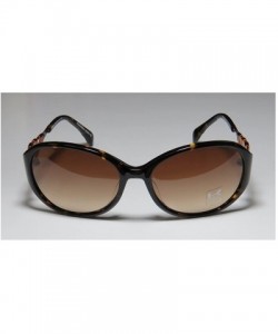 Sport 7000k Womens/Ladies Designer Full-rim Gradient Lenses Sunglasses/Eyewear - Tortoise / Orange - CE11ZRG7I31 $34.36
