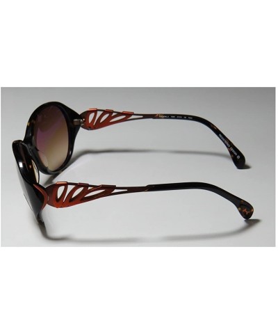 Sport 7000k Womens/Ladies Designer Full-rim Gradient Lenses Sunglasses/Eyewear - Tortoise / Orange - CE11ZRG7I31 $34.36