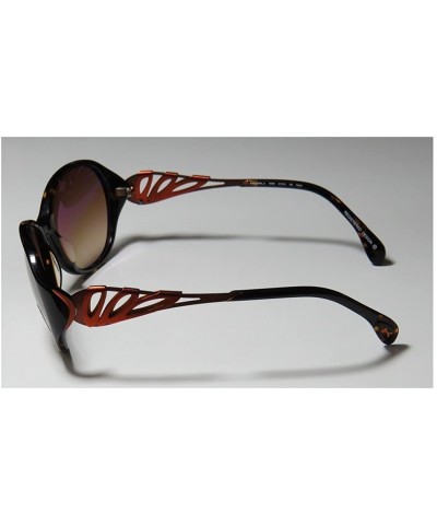 Sport 7000k Womens/Ladies Designer Full-rim Gradient Lenses Sunglasses/Eyewear - Tortoise / Orange - CE11ZRG7I31 $17.41