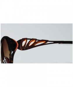Sport 7000k Womens/Ladies Designer Full-rim Gradient Lenses Sunglasses/Eyewear - Tortoise / Orange - CE11ZRG7I31 $34.36