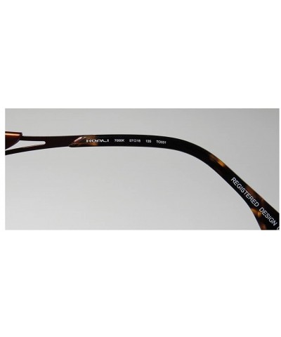 Sport 7000k Womens/Ladies Designer Full-rim Gradient Lenses Sunglasses/Eyewear - Tortoise / Orange - CE11ZRG7I31 $34.36