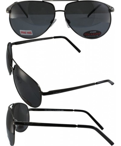 Aviator Airforce Sunglasses Gunmetal Frames Smoke Lens (Aviator Style) - C011O2XEFTF $25.86
