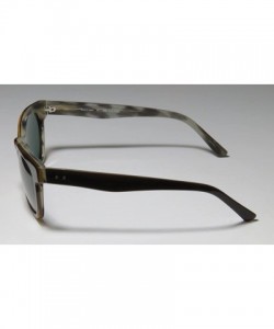 Rectangular 8056 Mens/Womens Designer Full-rim 100% UVA & UVB Lenses Sunglasses/Shades - Brown / Multicolor - CS11BT8NYMP $34.16