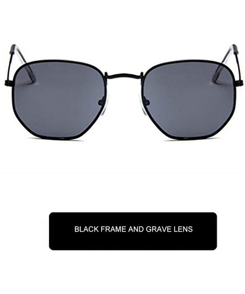 Goggle Sunglasses Women Classic Small Square Frame Alloy Glasses 2020 New Style Retro - As Shown4 - C6197Y6M0AG $24.85