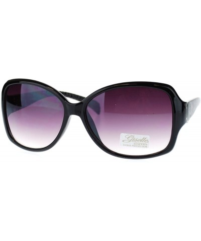 Butterfly Mosaic Print Designer Fashion Butterfly Sunglasses For Women - Purple - C811OO28UNL $10.88