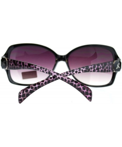 Butterfly Mosaic Print Designer Fashion Butterfly Sunglasses For Women - Purple - C811OO28UNL $10.88
