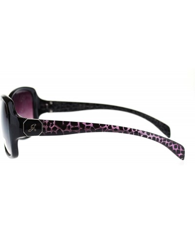 Butterfly Mosaic Print Designer Fashion Butterfly Sunglasses For Women - Purple - C811OO28UNL $10.88