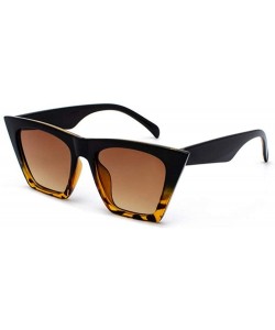 Cat Eye sunglasses glasses Personalized Colorful versatile - Black Leopard - CO190RGR3DH $30.48