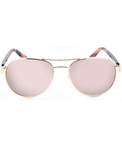 Sport Unisex Lacuna Aviator Sunglasses - Shiny Rose Gold - CN18TXUAKC7 $37.60