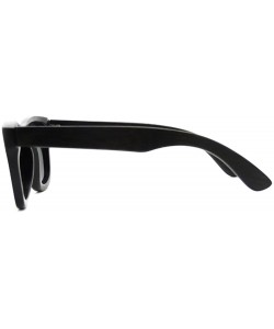 Wayfarer Wooden Polarized Sunglasses Anti-glare UV400 Bamboo Wood Glasses-S6016 - Bamboo Black - C118QLSL5XS $29.17