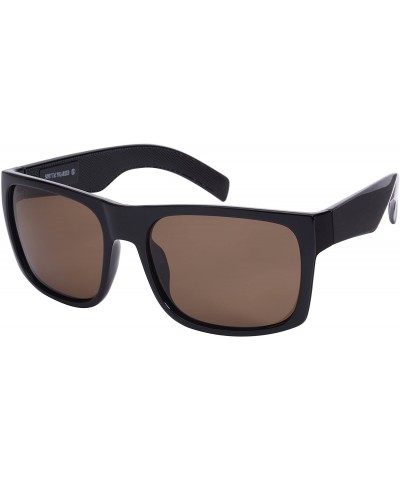 Rectangular Large Rectangular Square Polarized Sunglasses for Men Women Driving Glass - CR17X0LHO3L $12.26