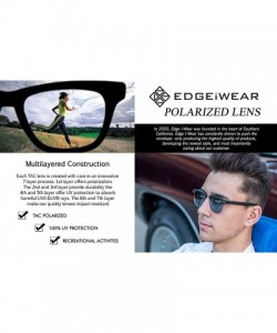 Rectangular Large Rectangular Square Polarized Sunglasses for Men Women Driving Glass - CR17X0LHO3L $12.26