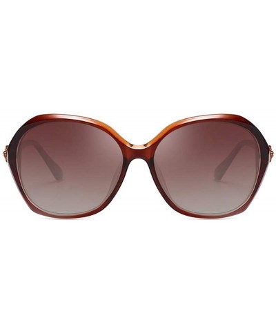 Oversized Polarized Sunglasses large frame sunglasses drill-in female anti-ultraviolet ray - A - CG18Q88UCN6 $23.18
