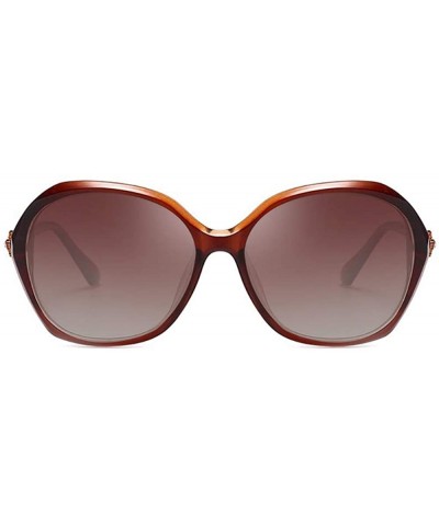 Oversized Polarized Sunglasses large frame sunglasses drill-in female anti-ultraviolet ray - A - CG18Q88UCN6 $23.18