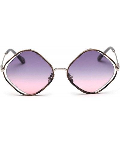 Square Retro Style Small Frame Sunglasses Men and Women Sunglasses Square Female Sunshade Glasses Party Sunglasses - CJ18Z8QS...