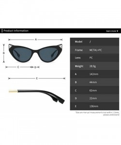 Butterfly Leopard Crystal Sunglasses sunglasses Oversize - White - CN18SXS5XAC $14.20