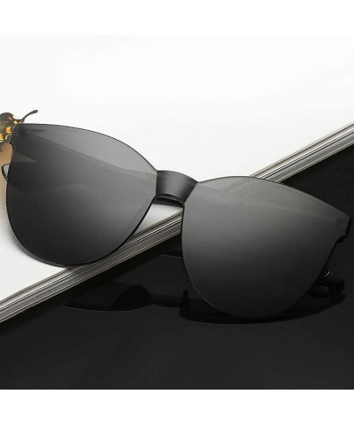Sport Square Sunglasses Women Fashion Rimless Frame Glasses Transparent Eyewear Transparent Candy Color Eyewear - N - CH19074...