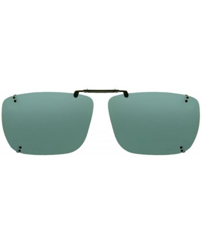 Rimless Solar Shield Fits Over Rimless Clip-On Sunglasses REC G 56 BLACK/GRAY - CQ12MYD90GP $20.63
