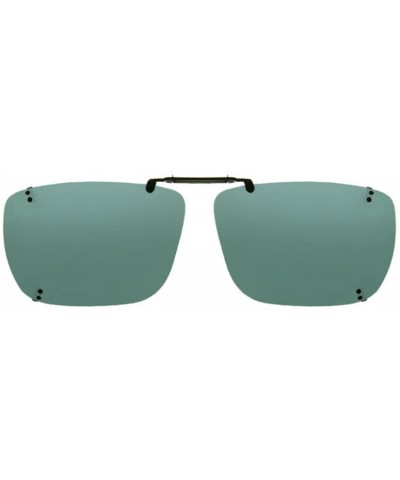 Rimless Solar Shield Fits Over Rimless Clip-On Sunglasses REC G 56 BLACK/GRAY - CQ12MYD90GP $9.63