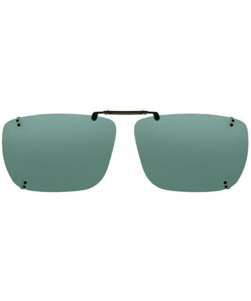 Rimless Solar Shield Fits Over Rimless Clip-On Sunglasses REC G 56 BLACK/GRAY - CQ12MYD90GP $9.63