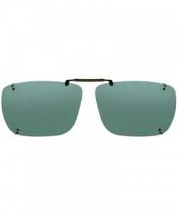 Rimless Solar Shield Fits Over Rimless Clip-On Sunglasses REC G 56 BLACK/GRAY - CQ12MYD90GP $9.63