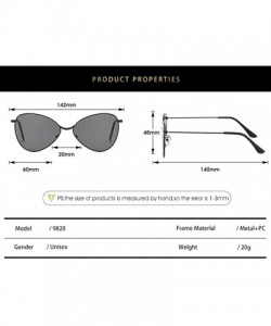 Oversized Unisex Fashion Rimless Polarized Sunglasses Lightweight UV400 Lens - Gold - CO1903YHQK5 $10.30