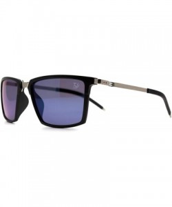 Square p583 Square Style Polarized- for Mens 100% UV PROTECTION - Black-silvermirror - CY192TEH7RL $27.81